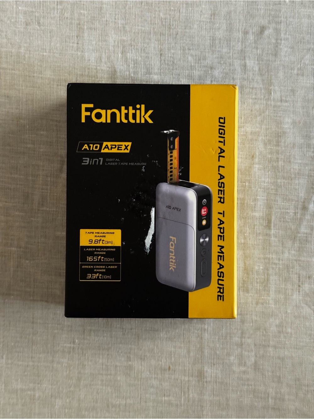 Fanttik A10 Apex 3-in-1 Digital Laser Tape Measure (NEW in Box)